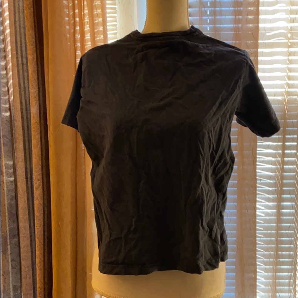 πUS POLO ASSN Blue T-shirt w/white orange print - Picture 3 of 6